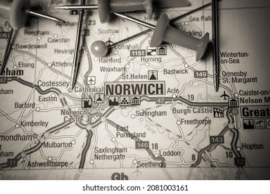 Norwich England On Map Of Europe