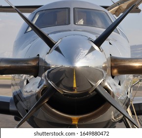 Nose On, Door Up On A Turboprop