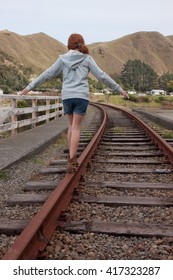 Nostalgic Image Young Red Haired Girl Stock Photo 417323287 | Shutterstock