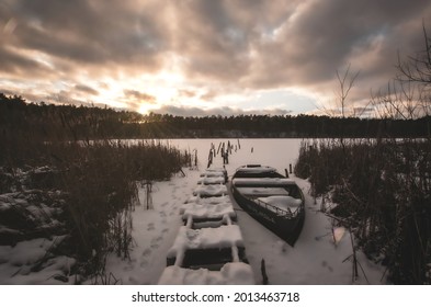 Nostalgic Winter In Poland - Beautiful Lake Kopcze