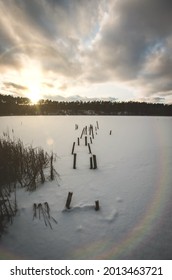 Nostalgic Winter In Poland - Beautiful Lake Kopcze