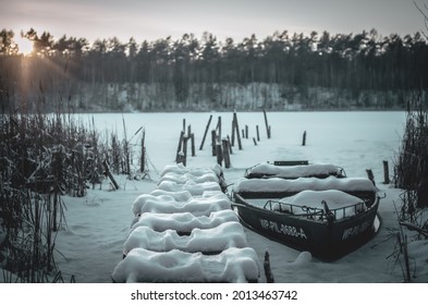 Nostalgic Winter In Poland - Beautiful Lake Kopcze