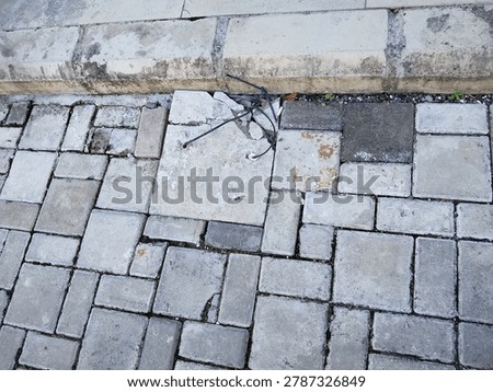 Not everything has to be perfect. Broken pavers, missing pieces, wet sand. Even the sidewalk has bad days. Beauty in the broken, stories in the cracks.