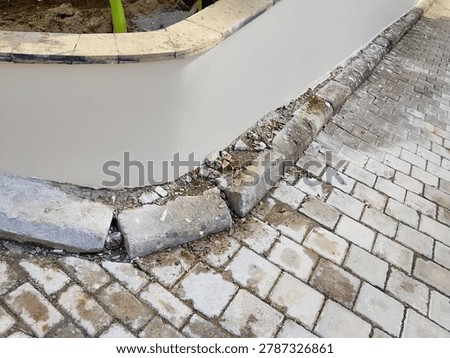 Not everything has to be perfect. Broken pavers, missing pieces, wet sand. Even the sidewalk has bad days. Beauty in the broken, stories in the cracks.