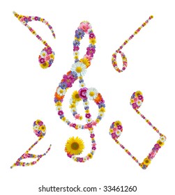 note of flowers
