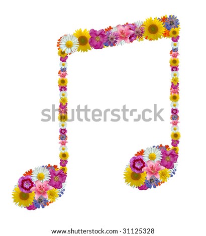 note of flowers