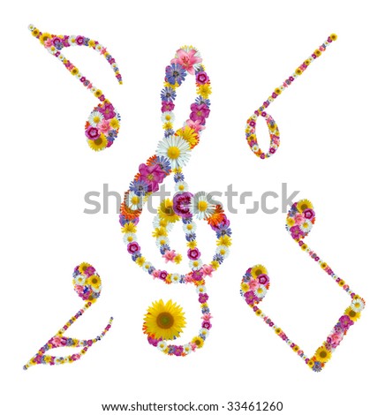 note of flowers