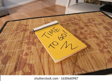 note pad has a special message