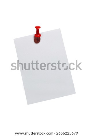 note pad message isolated on white background. This has clipping path.	