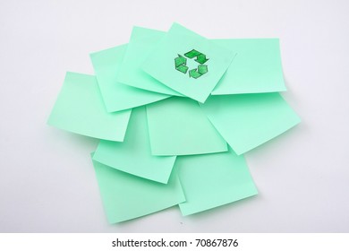 note with reduce reuse recycle