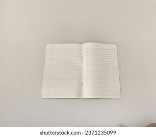 Notebook for elementary school students with blank pages