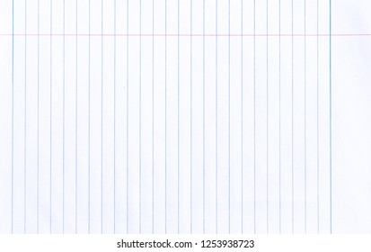 Notebook Lined Paper Background