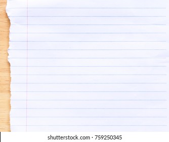 Notebook Lined Paper Background