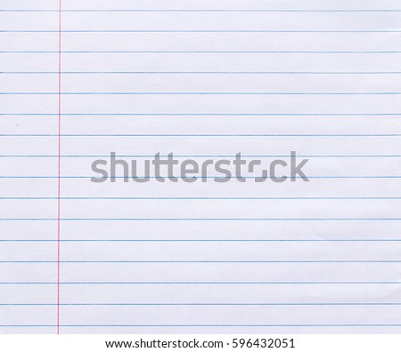 Notebook Lined Paper Background