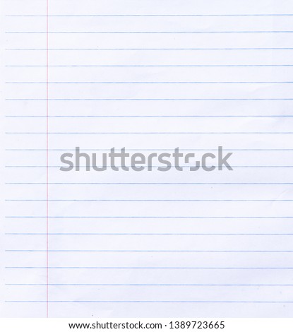 Notebook Lined Paper texture Background