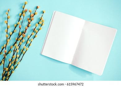 blank open book mock upnote template stock photo edit now