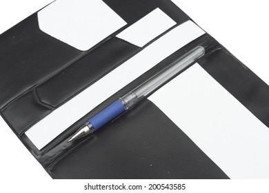 notebook on the white background