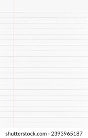 Notebook paper background. Blank pages of a notebook