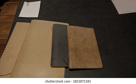 A notebook placed on the table