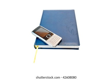 Notebook with telephone