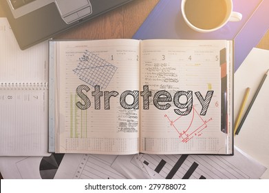 Notebook Text Inside Strategy On Table Stock Photo 279788072 | Shutterstock