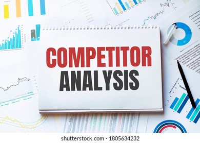 Notebook with Tools and Notes with text COMPETITOR ANALYSIS