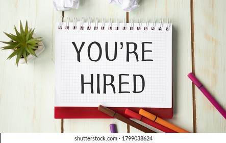 You Re Hired Images Stock Photos Vectors Shutterstock