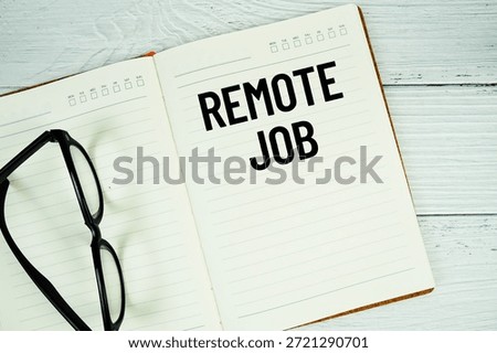 Notepad with message 