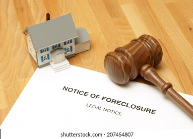 A Notice Of Foreclosure To This Unlucky Home Owner.