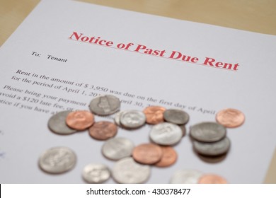 NOTICE OF PAST DUE RENT