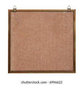 noticeboard with hangers isolated on pure white background - Shutterstock ID 6996622