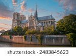 Notre Dame Cathedral in Paris, France