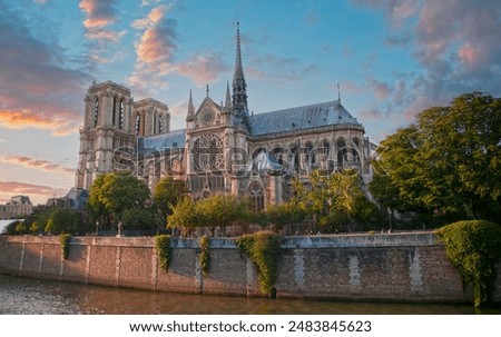 Similar – Image, Stock Photo Notre Dame de Paris blessée (4)