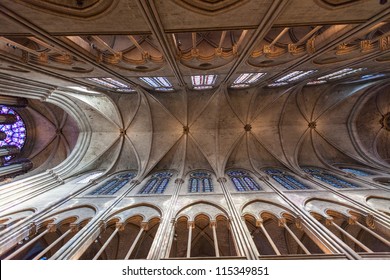 Notre Dame Cathedral, Paris, Interior View