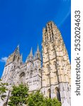 Notre Dame Cathedral of Rouen in Normandy