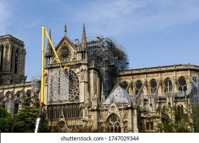 Notre Dame De Paris After The Fire. 21/04/2019