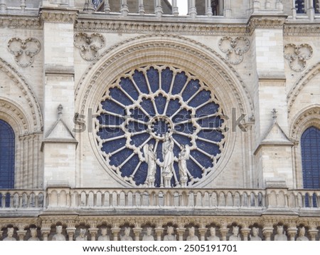 Similar – Image, Stock Photo Notre Dame de Paris blessée (2)