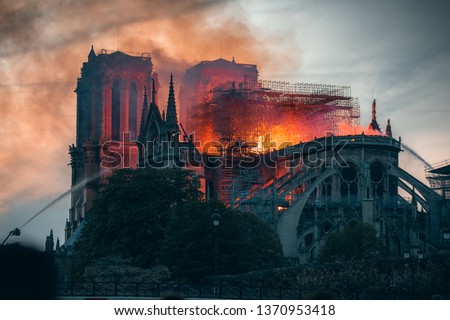 Notre Dame Fire Paris