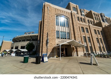 Notre Dame, IN, USA, 09.10.2022
- University Of Notre Dame Stadium (Duncan Hall Side)