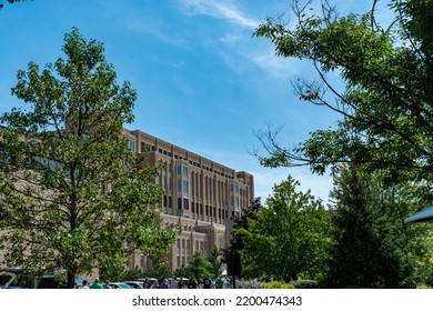 Notre Dame, IN, USA, 09.10.2022
- University Of Notre Dame Stadium (Duncan Hall Side)