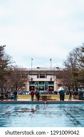 Notre Dame, Indiana USA - 01/01/2019: NHL Winter Classic Game Day Photos Chicago Blackhawks Vs. Boston Bruins