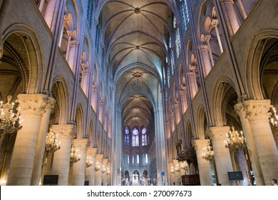 Notre Dame Paris Cathedral Dome Internal