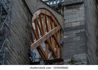 Notre Dame Paris Under Restoration Detail