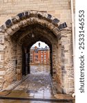 Nottingham castle, a Norman castle in a city of Nottingham in central England’s Midlands region, UK