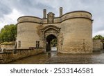 Nottingham castle, a Norman castle in a city of Nottingham in central England’s Midlands region, UK