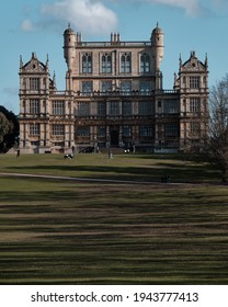 Nottingham, England - March,15,2021: Wollaton Hall in Nottingham, England. The Hall is an Elizabethan country house and was used by Warner Bros as the set of Wayne Manor in The Dark Knight Rises.