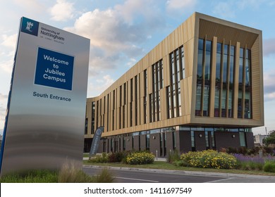 Nottingham, England - May 30, 2019: University Of Nottingham Jubilee Campus. Institute For Advanced Manufacturing Nottingham.