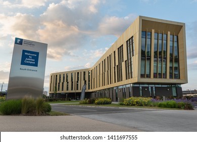 Nottingham, England - May 30, 2019: University Of Nottingham Jubilee Campus. Institute For Advanced Manufacturing Nottingham.