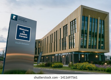 Nottingham, England - May 30, 2019: University Of Nottingham Jubilee Campus. Institute For Advanced Manufacturing Nottingham.