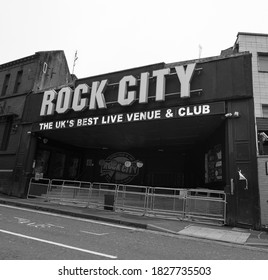 Nottingham, UK 10/03/2020 City Music Venue Background